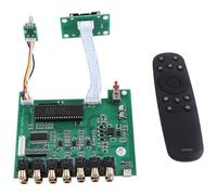 NONDK DLHiFi F11 M62446 Preamplificador 5.1 6 Canales Control Remoto Totalmente Independiente Pantalla OLED para Amplificador HiFi