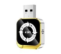 NONDK Dongle USB 4 en 1 Wireless CarPlay Airplay/Mirror Link/Android Auto/Carplay AI Box de Cable A Wireless Carplay B
