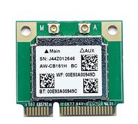 NONDK Dual Band Realtek RTL8821 AW-CB161H Tarjeta WiFi WLAN Bluetooth 4.0 Combo InaláMbrico Medio Mini Adaptador PCI-E 433Mbps 802.11Ac