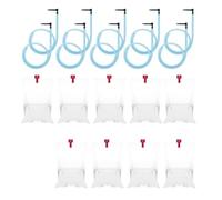 NONDK El Kit de Extracción de Jarabe de Arce de 10 Piezas Incluye 10 Grifos para Árboles de Arce, 10 Tubos de Jarabe de Arce de 35 Pulgadas y 10 Bolsas Transparentes de de 8 L.