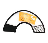 NONDK Elizabethan Collar para Mascota Perro Cono Curativo E- Collar con Negro