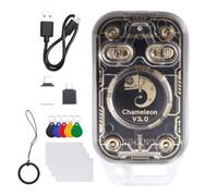 NONDK Emulador de Lector de Chip Inteligente RFID Chameleon V3.0 +5 Llaveros XUID/4 Tarjetas CUID 125K 13.56Mhz Copiador de Etiquetas ID IC Lector y Escritor NFC
