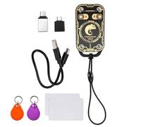 NONDK Emulador de Tarjeta Inteligente RFID V3.0 NFC Lector Escritor 125Khz 13.56Mhz Copiador de Etiquetas ID IC + 2X Llaveros UID/Tarjeta CUID