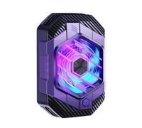 NONDK Enfriador Semiconductor con Clip Trasero para Teléfono 24W 3 Engranajes Radiador de Ventilador de Enfriamiento Ajustable Radiador Móvil con Efecto de Luz RGB