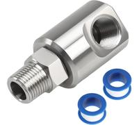 NONDK Enrollable de Manguera MXF de 1/2" Swivel 5124-Ni-AL Accesorio de Enrollable de Manguera de Alta Resistencia Reemplazo de Zerk de Grasa para Hogar e Industrial 9SS8MP50XFP50-Ni-AL