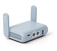 NONDK Enrutador Portátil de Viaje, Enrutador Gigabit Inalámbrico de Bolsillo, con OpenVPN y Wireguard para Uso Público y Hotelero.