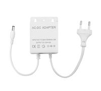 NONDK Entrada de CA 110-240 V, Salida de CC 12 V, Enchufe de la UE, Cargador Impermeable para Cámara IP Analógica AHD de Seguridad CCTV, Enchufe de la UE