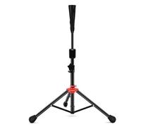 NONDK Entrenador de Bateo de Béisbol con Revés para Pickleball, Portátil, Práctico, Resistente, Profesional, para Práctica de Bateo, Color Rojo