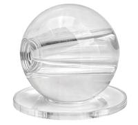 NONDK Entrenador de Golpes de Billar de Vidrio Transparente para un Mejor Control y Precisión del Taco 16 Mm