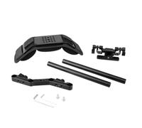 NONDK Equipo de Montaje en Hombro con Soporte de Varilla de 15 mm y Almohadilla para Hombro para Videocámara/Cámara DSLR