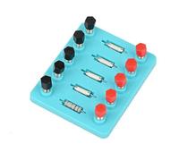 NONDK Equipo para Experimentos de Física STEM 5Ω 10Ω 15Ω 20Ω Proyecto de Ohm Aparato Juguetes Sensoriales