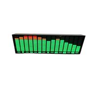 NONDK Espectro Musical Captador LED Control por Voz Analizador de Ritmo Pantalla de Luz Indicador de de Audio Medidor VU Lámpara de A