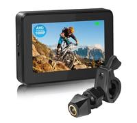 NONDK Espejo Retrovisor para Manillar Bicicleta, Cámara Visión Trasera 1080P con Monitor 4,3 Pulgadas y Función Visión para Bicicleta Montaña y Bicicleta Eléctrica.
