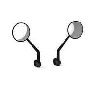 NONDK Espejo Retrovisor Universal para Scooter, Retrovisor para Manillar de Scooter, Espejo de Seguridad con Rotación de 360°, 1 Par