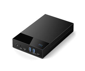 NONDK Estación de Acoplamiento de Unidad SATA de 3,5 Pulgadas con Puerto USB 3.0, Carcasa de Disco Duro Externo para SSD HDD SATA de 3,5 y 2,5 Pulgadas, 20 TB, Enchufe de la UE