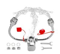 NONDK Estación de Lavado de Ojos, Estaciones de Lavado de Ojos de Emergencia Grifo Montado para Accesorio de - Unidad de Lavado de Ojos Solución de Lavado de Ojos