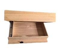 NONDK Estante de Madera con Solapa y Compartimento Secreto, Estante Flotante Oculto, Estante de Almacenamiento de Pared para Libros, Vino, Plantas, Discos, C