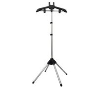 NONDK Estante de Planchado para Colgar en el Suelo del Hogar, Perchero de Exhibición, Percha para Ropa, Trípode Plegable, Percha de Vapor, Color Negro