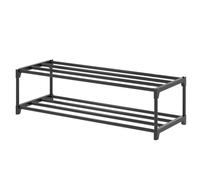 NONDK Estante para Zapatos para Armario Estante de Zapatos Ajustable Organizador de Zapatos Pequeño Negro