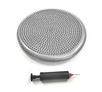 NONDK Estera de Equilibrio de Yoga de PVC Gris, Cojín de Masaje Inflable, Entrenador de Equilibrio Deportivo