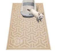 NONDK Estera para para Gatos, Estera para Atrapar Suave en Las Patas del Gatito,Estera Grande para Caja 35 X 24 Pulgadas, Control de Dispersión para para Gatos A
