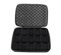 NONDK Estuche de Viaje para Relojes con 15 Ranuras, Caja Rígida para Guardar Relojes, Organizador Portátil, Soporte para Caja de Relojes, Vitrina