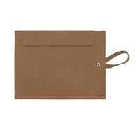 NONDK Estuche Organizador para Correa Reloj, Estuche Viaje de Sintético, Organizador Enrollable para Reloj, Bolsa de Almacenamiento Portátil para Correa de Reloj, Marrón Oscuro