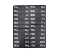 NONDK Etiqueta Adhesiva para Disyuntor, para Gimnasio, Autoadhesiva, con Peso, para Equipo de Ejercicio, Etiquetas para Apilar Pesas, B
