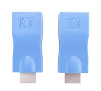 NONDK Extender una Rj45 LAN Network Extension Transmitter Receptor TX RX Cat5E Cat6 Cable Ethernet V1.4 30M 4K HD TV 1080P