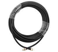 NONDK ExtensióN de Antena WiFi SMA 10M SMA Macho una SMA Hembra de Baja PéRdida RG58 Cable Coaxial Patch Lead Coax para 2G / 3G / 4G LTE
