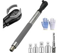 NONDK Extensión de Trinquete, Llave de Extensión de Trinquete de Alto Par de Torsión de 1/2" con Offset, Llave de Extensión Multifuncional.