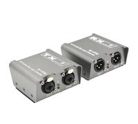 NONDK Extensor de Audio de Fibra Óptica XLR de 1/2 Canal sobre Fibra Óptica SC hasta 20 Km. Transmisor y Receptor de Audio Balanceado XLR de 2 Vías.