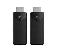 NONDK Extensor Inalámbrico de 50 M, Transmisor y Receptor de Video, Adaptador de Espejo Compartido 1080P para PC, Portátil y TV.