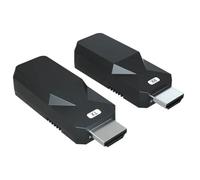 NONDK Extensor Transmisor y Receptor de Audio y Vídeo Compatible con de 50M 1080P 60Hz para Pantalla de Portátil A Monitor