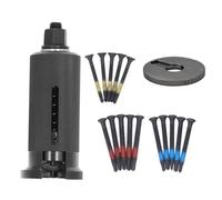 NONDK Extractor Cilindro Cerradura con 15 Tornillos/Bolsa, Extractor Clavos, Herramienta Cerradura Acero Inoxidable, Extractor Potencia Profesional para Puertas Cerradura.