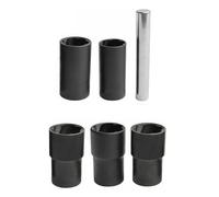 NONDK Extractor de Tuercas y Tornillos de 6 Piezas de 17-24 Mm, Extractor de Tuercas Dañadas y Rotas de 1/2", Extractor de Tuercas y Tornillos, Llave de Tubo.