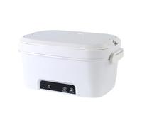 NONDK Fiambrera Calentada Inalámbrica con Programación Automática para Exteriores, 1,5 L, Recargable, Inteligente, para Adultos, Calentador de Alimentos A