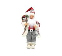 NONDK Figuras de Papá Muñeco de Papá de Pie Figura de Papá con Bolsa 18 Pulgadas Decoración Navideña Papá