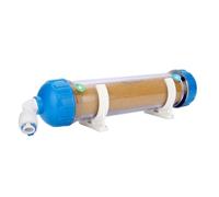 NONDK Filtro de Agua de Repuesto, Carcasa T33 Recargable, Filtro de Agua de Llenado Artesanal con Resina de Intercambio Iónico, Ósmosis Inversa Transparente