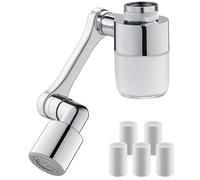 NONDK Filtro de Agua para Grifo, Extensor de Grifo en Forma de U, Extensor de Grifo para Lavabo de Baño.