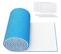 NONDK Filtros de Ventilación de Aire en Rollo 120" X 12" Cortar para Ajustar A Rejillas de Suelo y Techo de HVAC