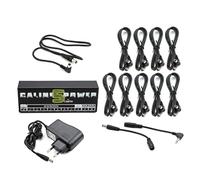 NONDK Fuente de Alimentación para Pedales de Efectos de Guitarra CP-05 con Salidas DC 9V/12V/18V (Enchufe Europeo)