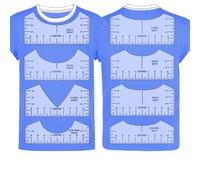 NONDK Guía para Reglas de Camisetas, Reglas para Centrar Diseños de Camisetas, Plantilla de Medición de PVC, Accesorios y Herramientas para Costura y Manualidades