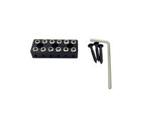 NONDK Guitarra Eléctrica Sin Cabeza Retenedor de Cuerdas de Guitarra Eléctrica Nut de Bloqueo de Latón de 6 Cuerdas de Guitarra Sin Cabeza Retenedor de Cuerdas Retenedor de Cuerdas