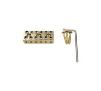 NONDK Guitarra Eléctrica Sin Cabeza Retenedor de Cuerdas de Guitarra Eléctrica Nut de Bloqueo de Latón de 6 Cuerdas de Guitarra Sin Cabeza Retenedor de Cuerdas Retenedor de Cuerdas