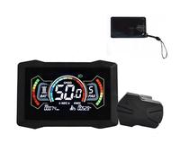 NONDK H7C Medidor de Pantalla LCD NFC para Bicicleta Eléctrica 24V/36V/48V/60V/72V UART Tipo C Medidor de Velocímetro LCD A Color NFC para Patinete Eléctrico de 6 Pines
