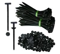 NONDK Hebilla Universal de Nailon para Bridas, Bridas Resistentes con Pasador y Botón para Reparación de Automóviles y Clips para Maletero (200 Unidades)