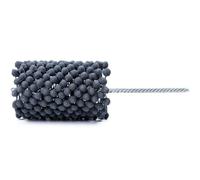 NONDK Herramienta Bruñidora de Cilindros de 4" con Cepillo de Bolas de Grano 240, Bruñidora de Motor Flexible para Bruñido y Desbarbado Profesional de Bolas de Cilindros