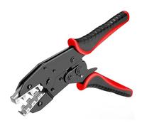 NONDK Herramienta de Crimpado para Terminales de Manguito Ferrule Crimpadores de Alambre con Traba - AWG 10-2 (6-35mm2) Crimpador de Terminales con Traba