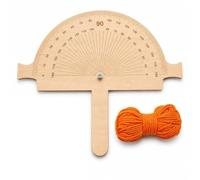 NONDK Herramienta de Medición de Ángulo de Madera Regla de Ángulo Transportador 12" X 10" Construcción de Contrachapado de Abeto, Diseño de Layout, Cercado, Marcado de Fundaciones, Soldadura, Tuberías